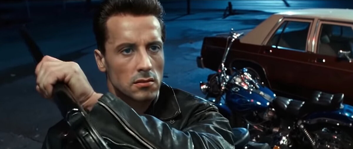 Сильвестр Сталлоне в фильме Терминатор, технология Deepfake