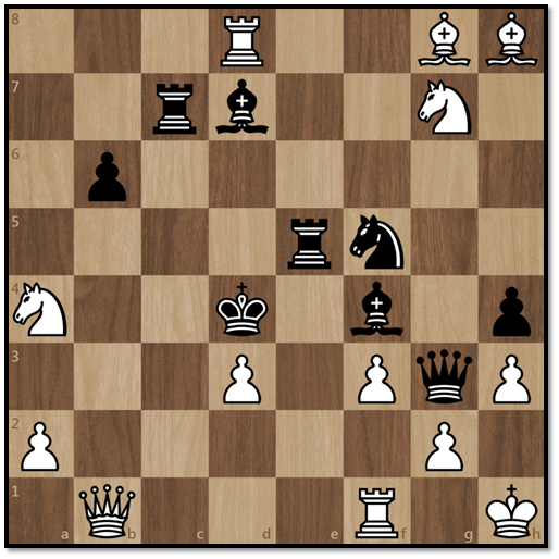 Ход белых. Мат в 1 ход.