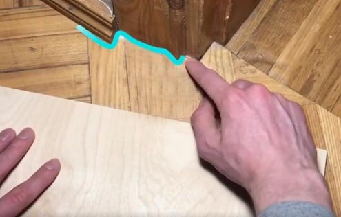 Как снять контур сложной поверхности