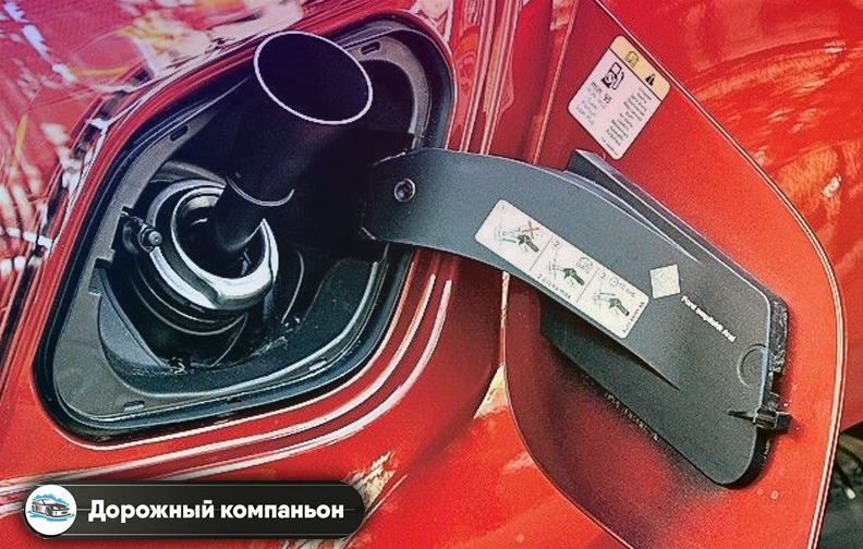 Шипение при открытии крышки бензобака: поломка