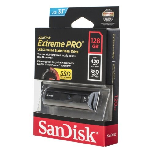 Sandisk Extreme Pro на 128 GB