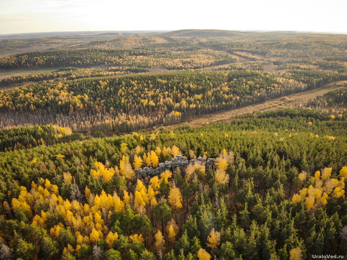 фото уральских гор с высоты птичьего полета