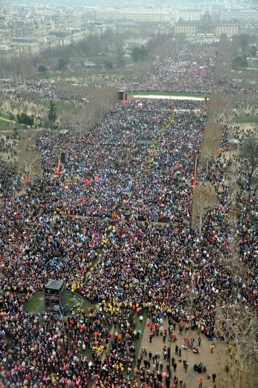 Манифестанты в Париже https://pravoslavie.ru/58810.html