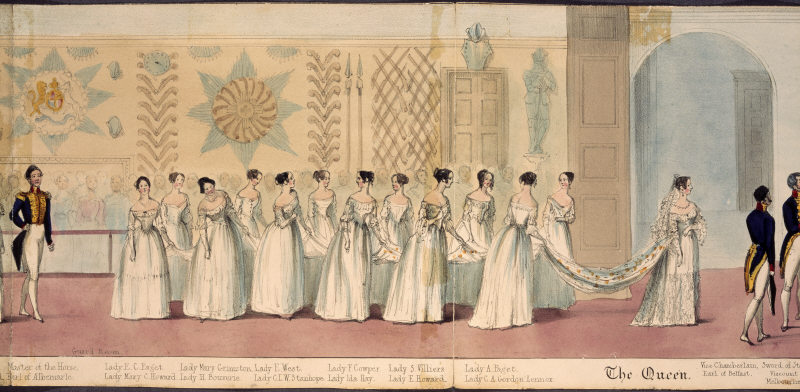 Королева Виктории и подружки невесты, 1840.  (с) NTPL/David Garner