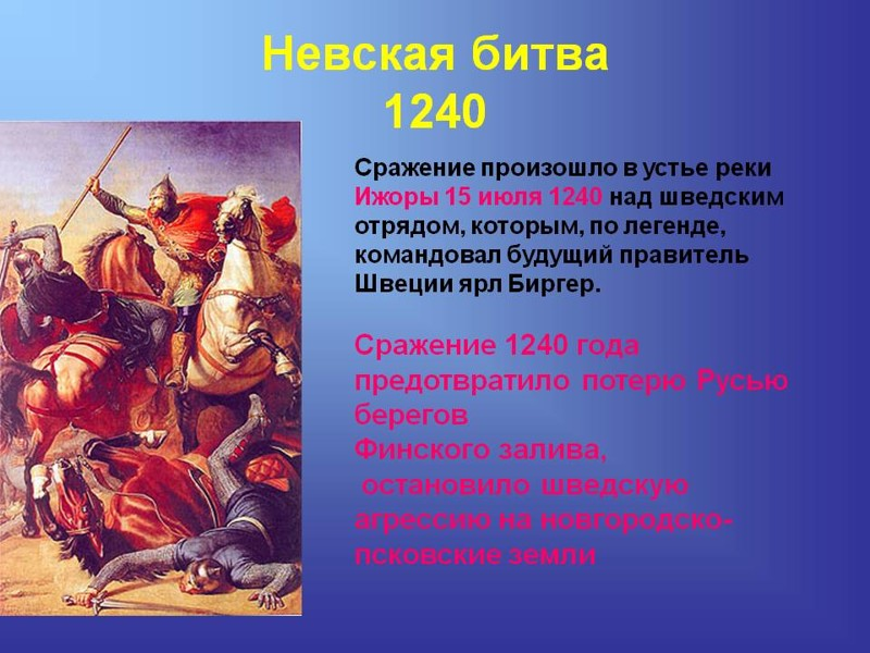 Русское войско одержало победу. Александр Невский Невская битва 15 июля 1240. Невская битва 1240 сражение. 1240 Год Невская битва. 1240 Год - Александр Невский - битва на Неве..