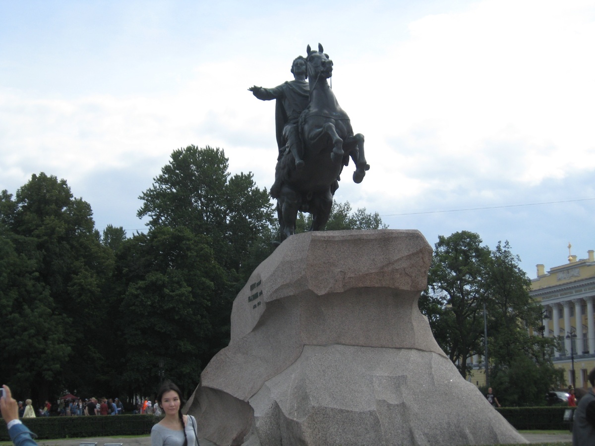 Памятник Петру I. Санкт-Петербург. Личное фото автора.