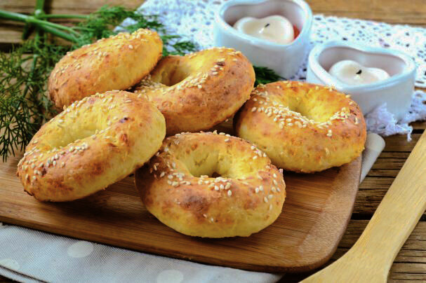 Творожные бублики с сыро