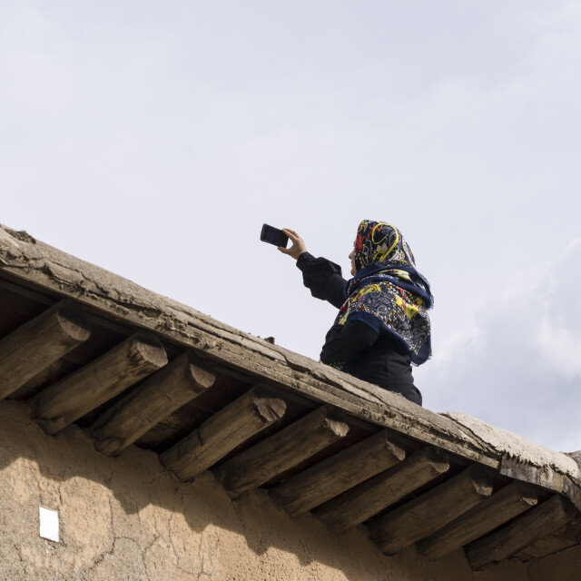 Гришкина жена с новиньким телефхоном