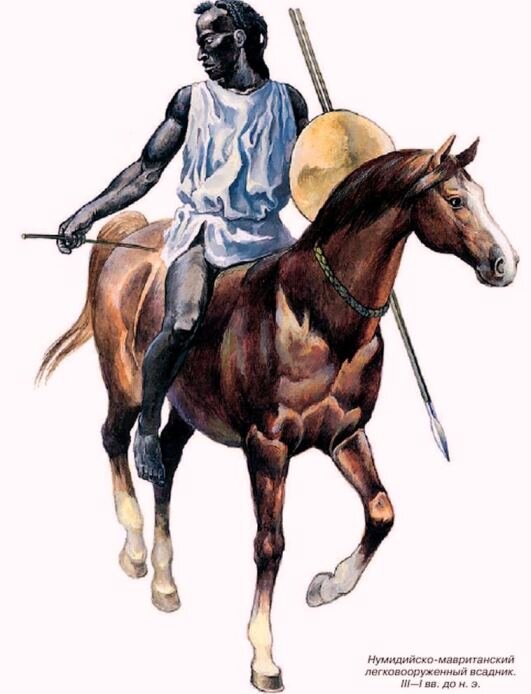 Воин Древней Ливии (Нумидии). С сайта drevniy-egipet.ru