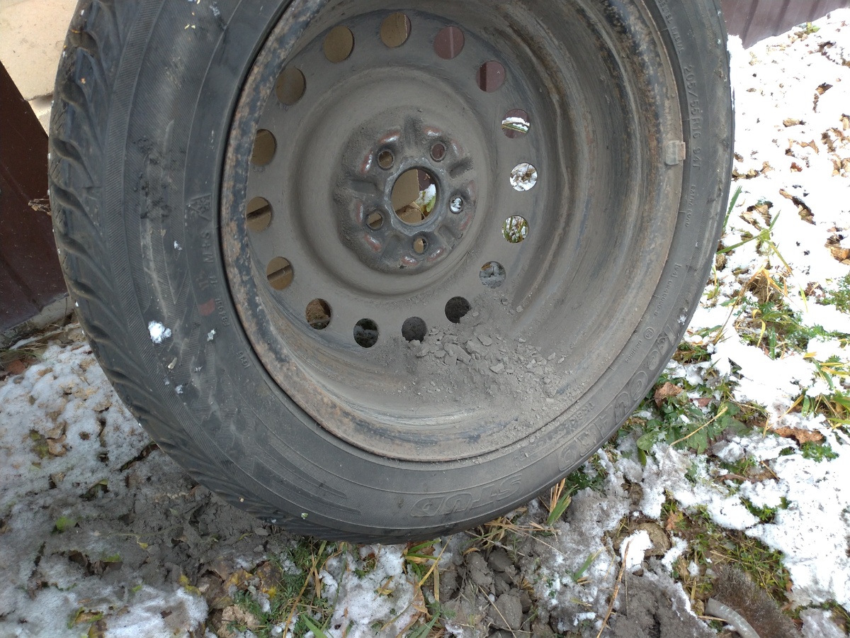 Зимняя грязь.