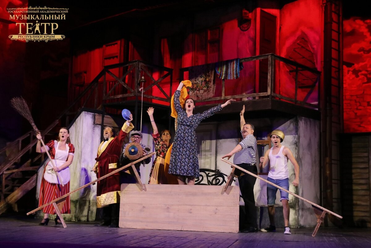 Музыкальная комедия "В городе С". Фото со спектакля
