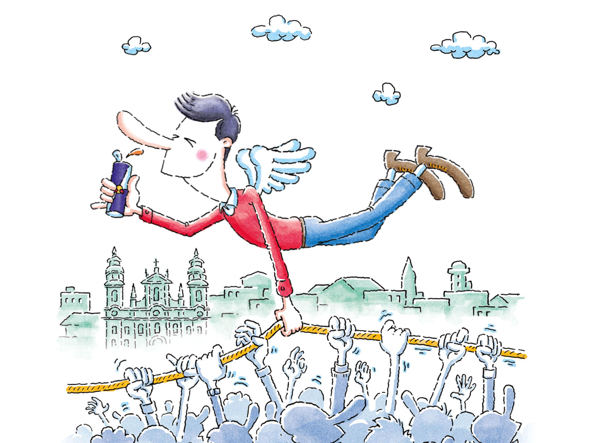 Известная реклама "Red Bull окрыляет!"