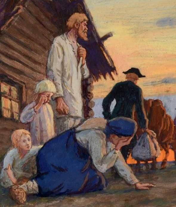 Жизнь крестьян в эпоху Екатерины Второй была непростой. Фото взято из Яндекс.Картинок.