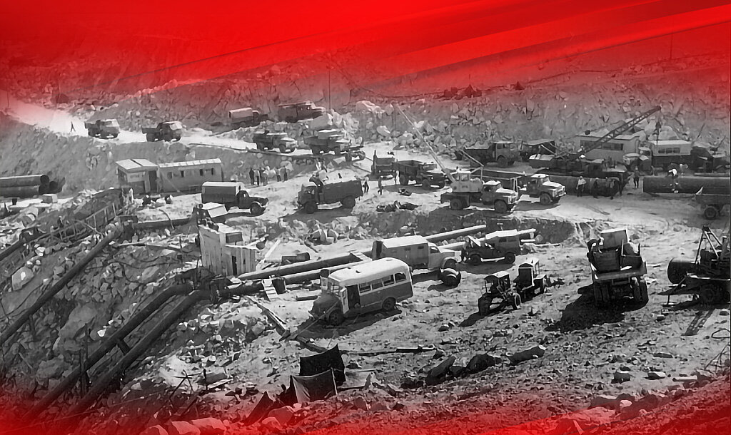 Часть рабочей площадки