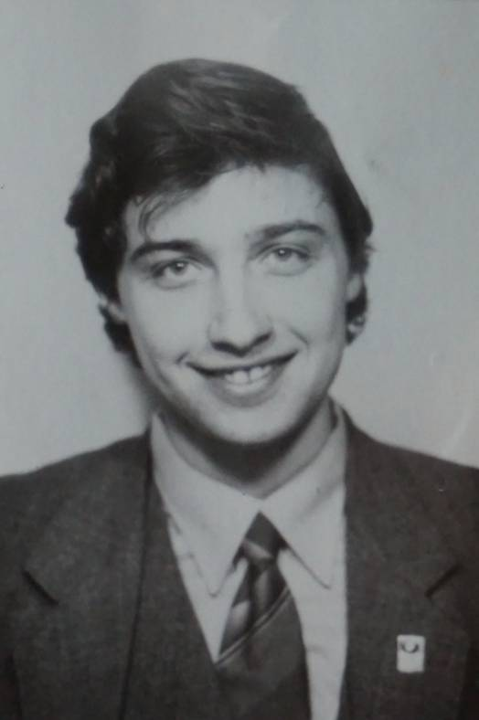 Моё фото весны 1987 года.