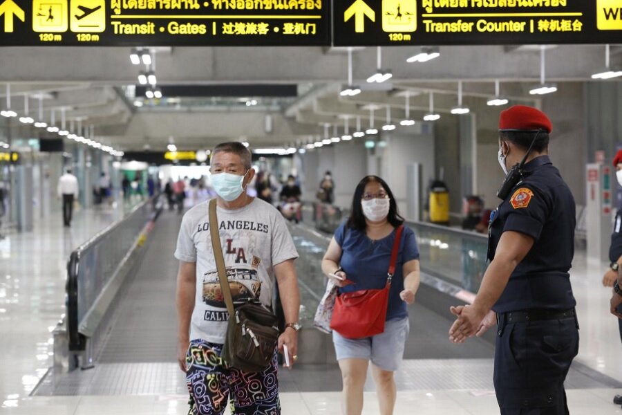 Обязательно нахождение в масках на территории Тайланда