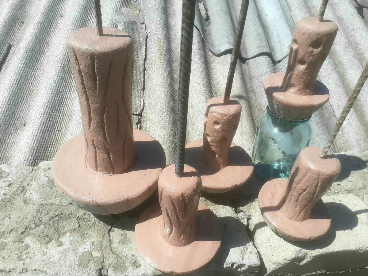 Глиняные фигурки для сада (42 фото)