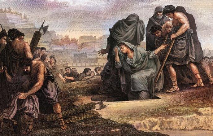 Кого в Древнем Риме хоронили заживо, но с почестями?5