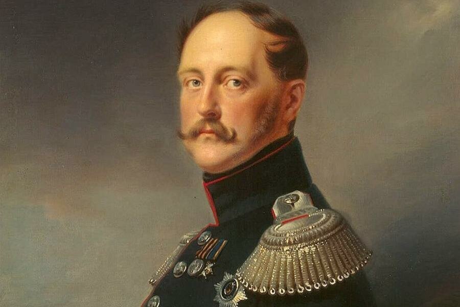 Фрагмент портрета Николая I. Художник Франц Крюгер. Фоторепродукция из открытых источников.