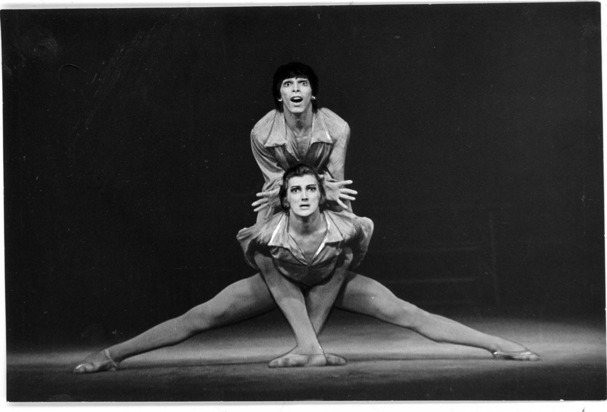 Валерий Михайловский (Художник) и Рустам Куприев (Дух творчества) в балете «Художник»