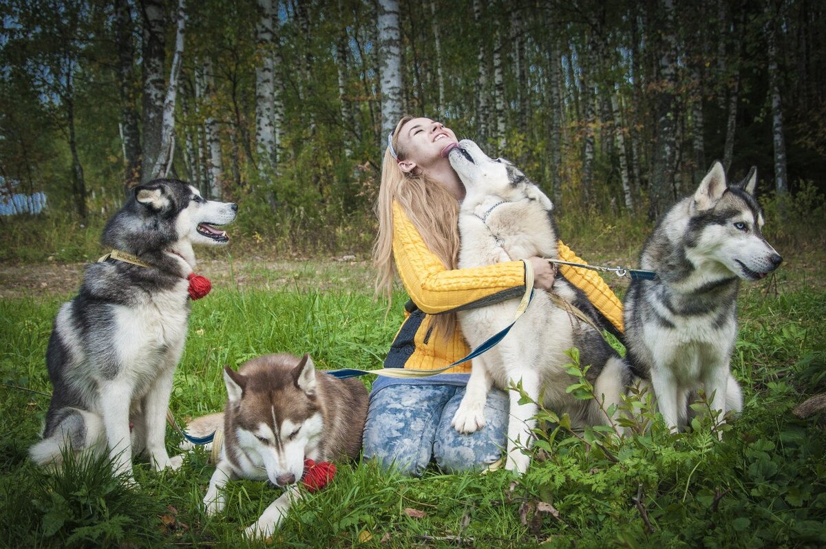 На прогулке