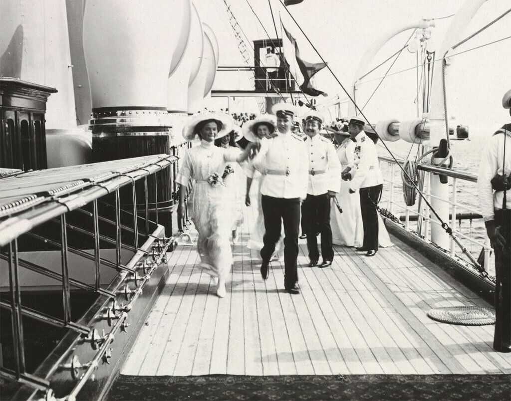 На яхте "Штандарт"