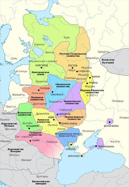 Киевская Русь в XII веке, фото из интернета