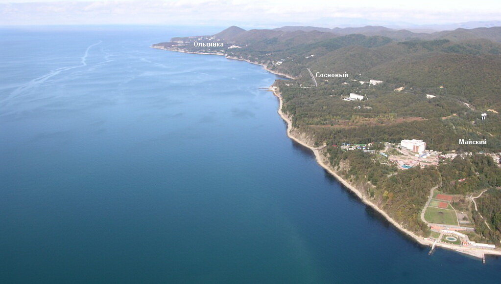 Вид на окрестности Майского и Соснового