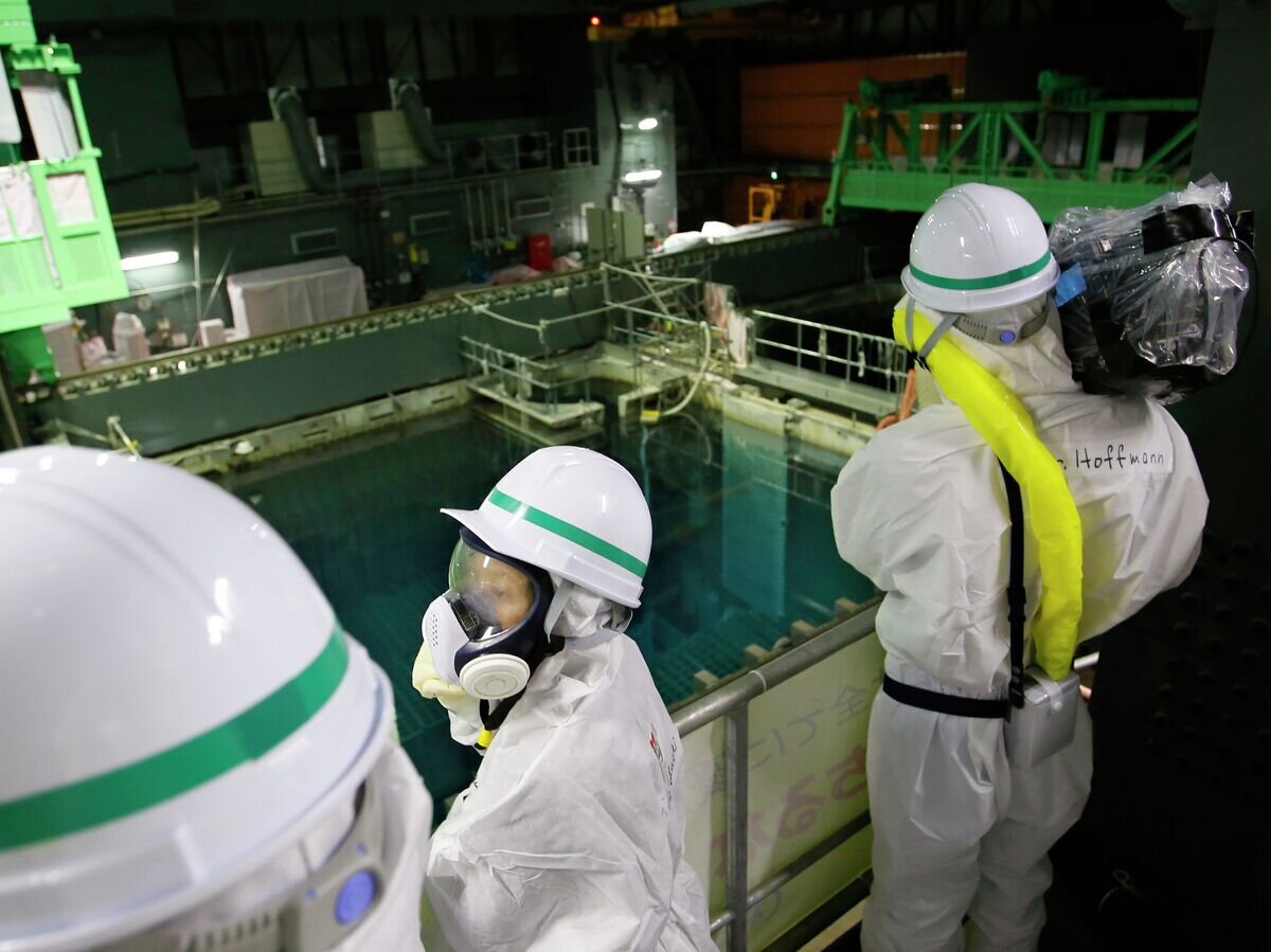    Журналисты на АЭС "Фукусима"© AFP 2023 / Pool/ Shizuo Kambayashi