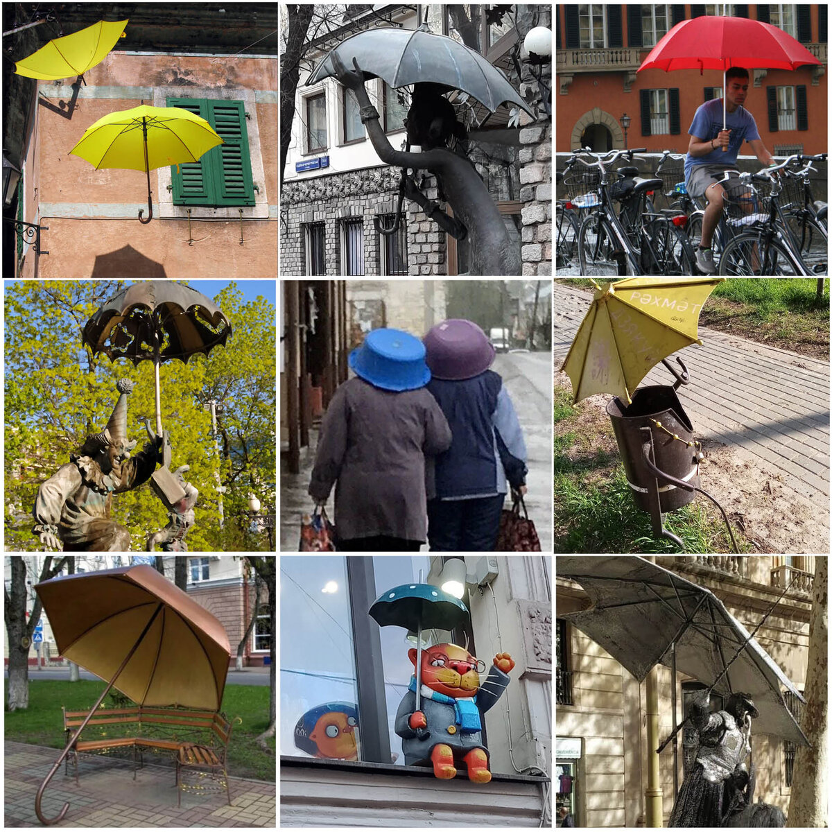 Спасибо всем, кто участвовал в прошлой Фотомагии - «Зонтики». Понятно, что в 9 квадратиков не вместить всё предложенное, но всем огромное спасибо за участие! ♥ Авторы этих кадров: 1 - Анна Г., 2 - Ната Ежова, 3 - Елена Зареченская, 4 - Мария Курчавая, 5 - Weber, 6 - Лана Белодворова, 7 - ЭГМАС_мои путешествия, 8 - Екатерина, 9 - С русского на испанский.