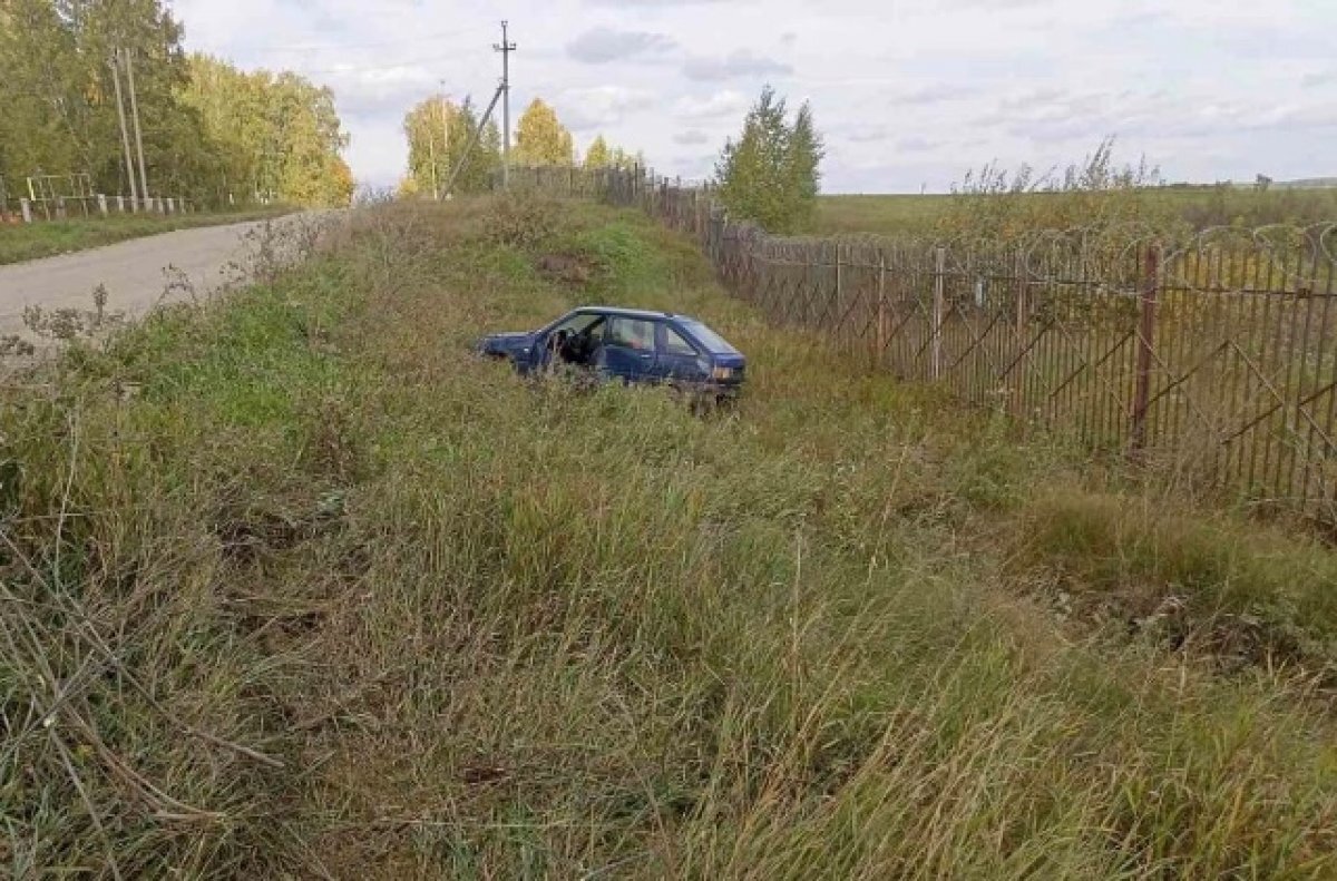    Водитель вылетевшего в кювет автомобиля погиб в Челябинской области