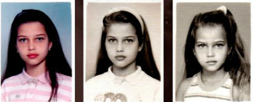 Адриана в детстве