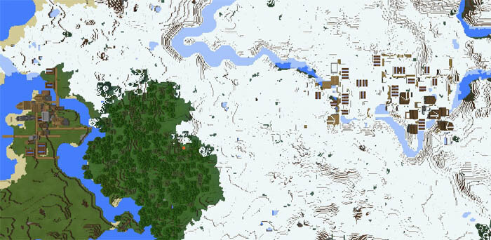 Сид состоит из трёх разных деревень поблизости от места возрождения игрока. Две из них объединяются в большой снежный посёлок. Поблизости много леса, которого хватит практически на всю жизнь. 