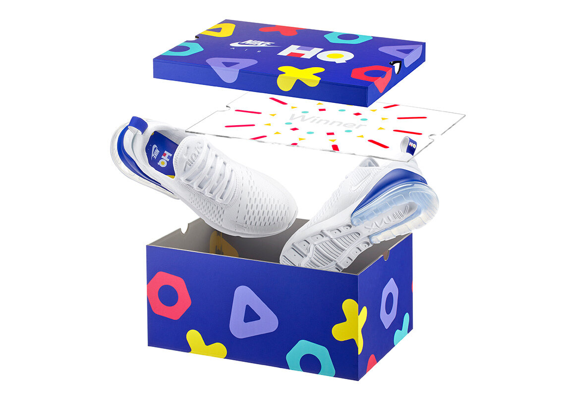 В одной из игр, победитель HQ Trivia получал Air Max limited edition