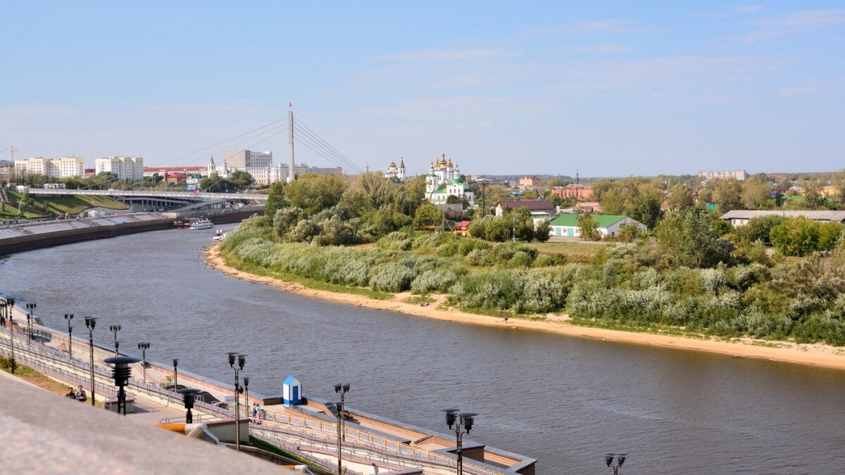 Река в тюмени фото
