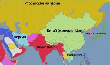 Империя Цин в 1890-х годах.