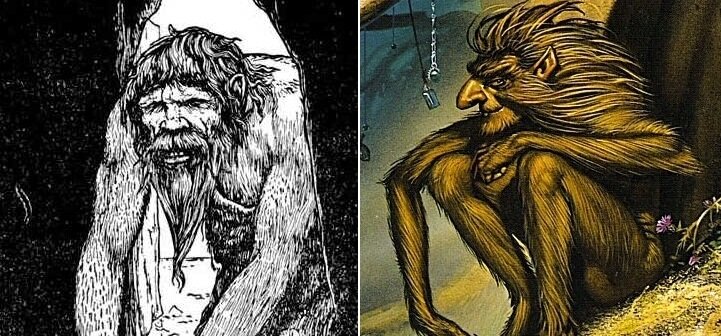 Ирландия, дикое, существо, замок, монстр