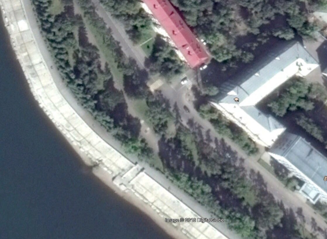 Спутниковый снимок на Google Earth