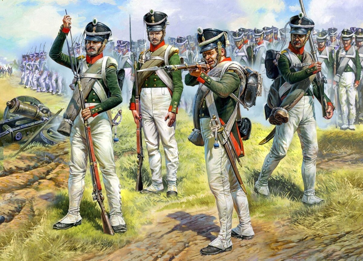 Русская пехота 1812