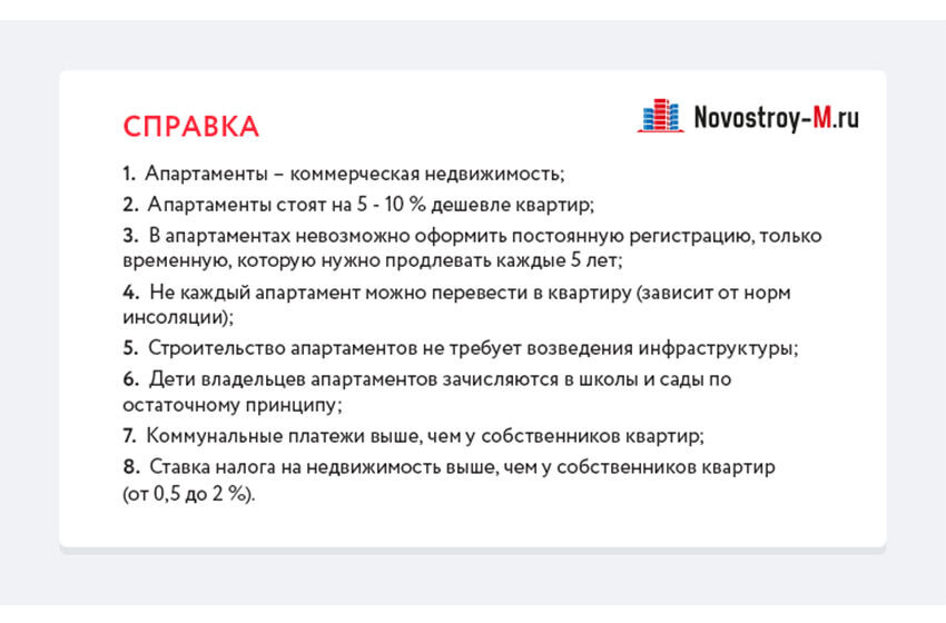 Апартаменты: почему их опасно путать с квартирами! | Новострой-М ...