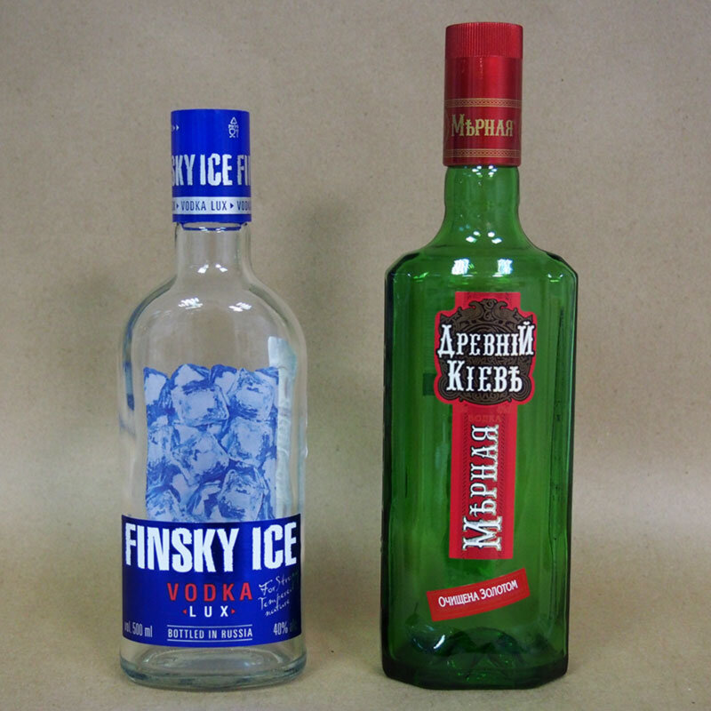 Водка FINSKY ICE и «Мерная. Древний Киев». Якобы очищена золотом.