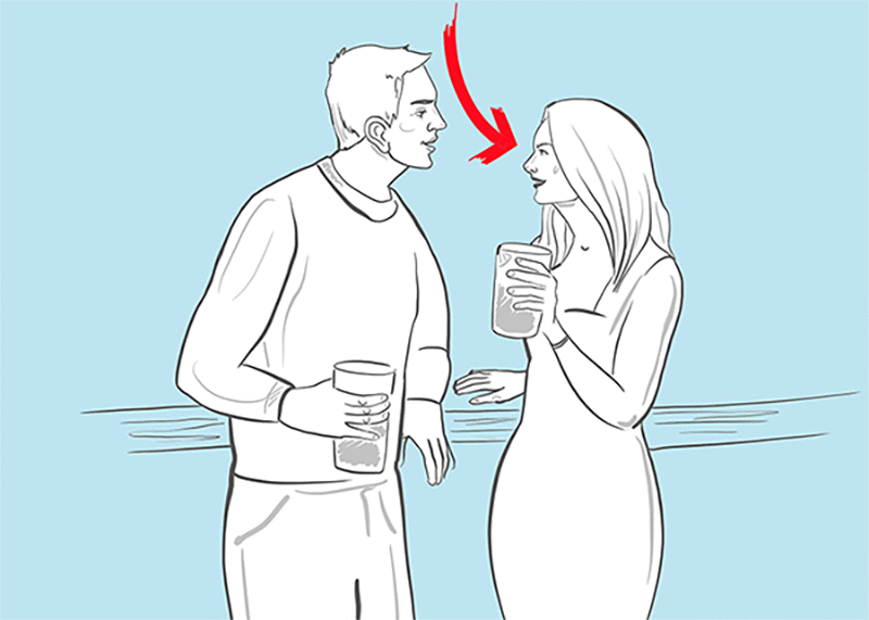 Если она не призрака и не ушла из разговора, это означает, что она, вероятно, все еще заинтересована в вас (и открыта для свидания или подключения)