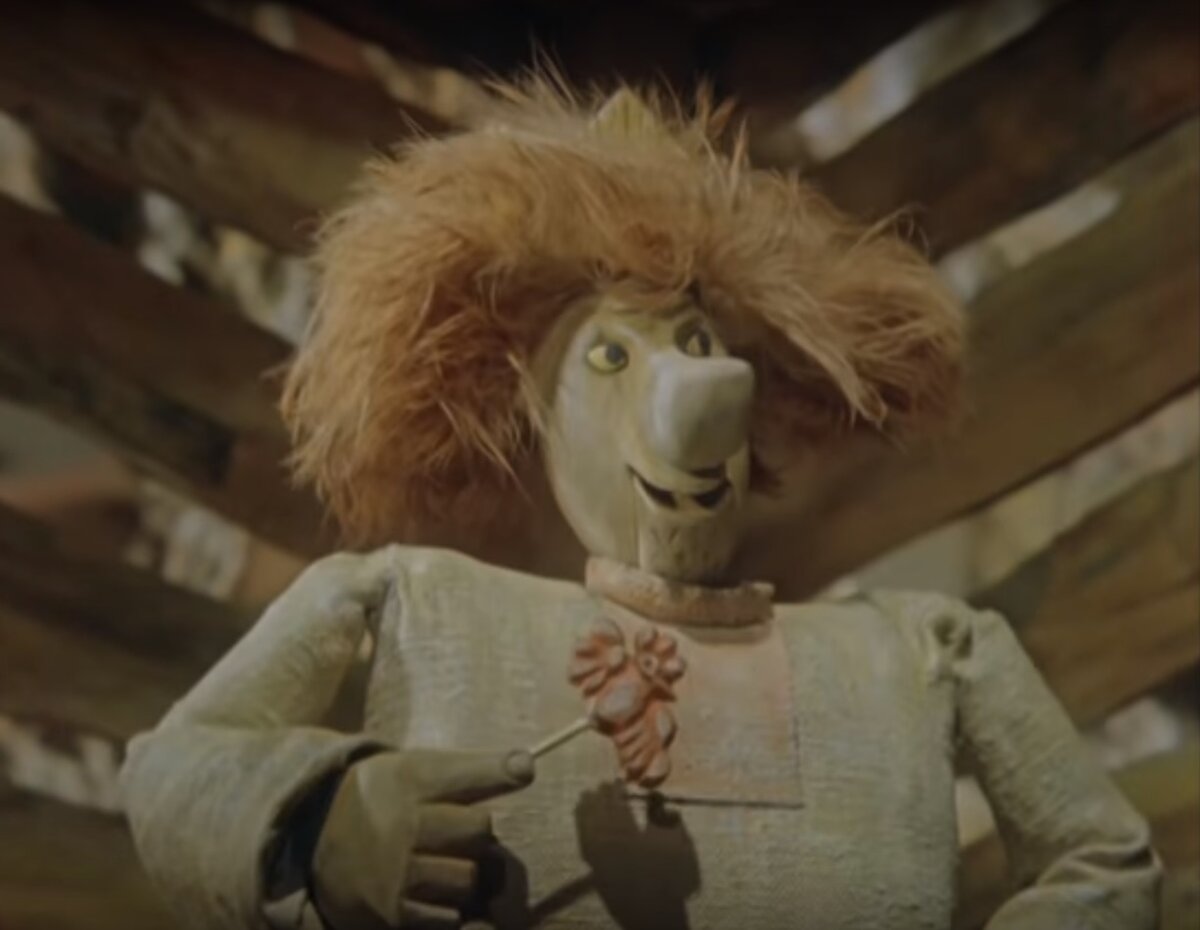 кадр из мультфильма "Догада", Союзмультфильм, 1977.  Режиссёр и художник-постановщик Станислав Соколов, автор сценария	Вадим Курчевский, композитор	Владимир Мартынов