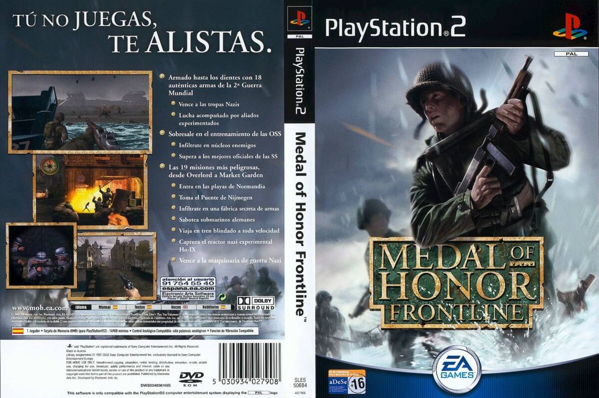 Обложка игры Medal of Honor: Frontline