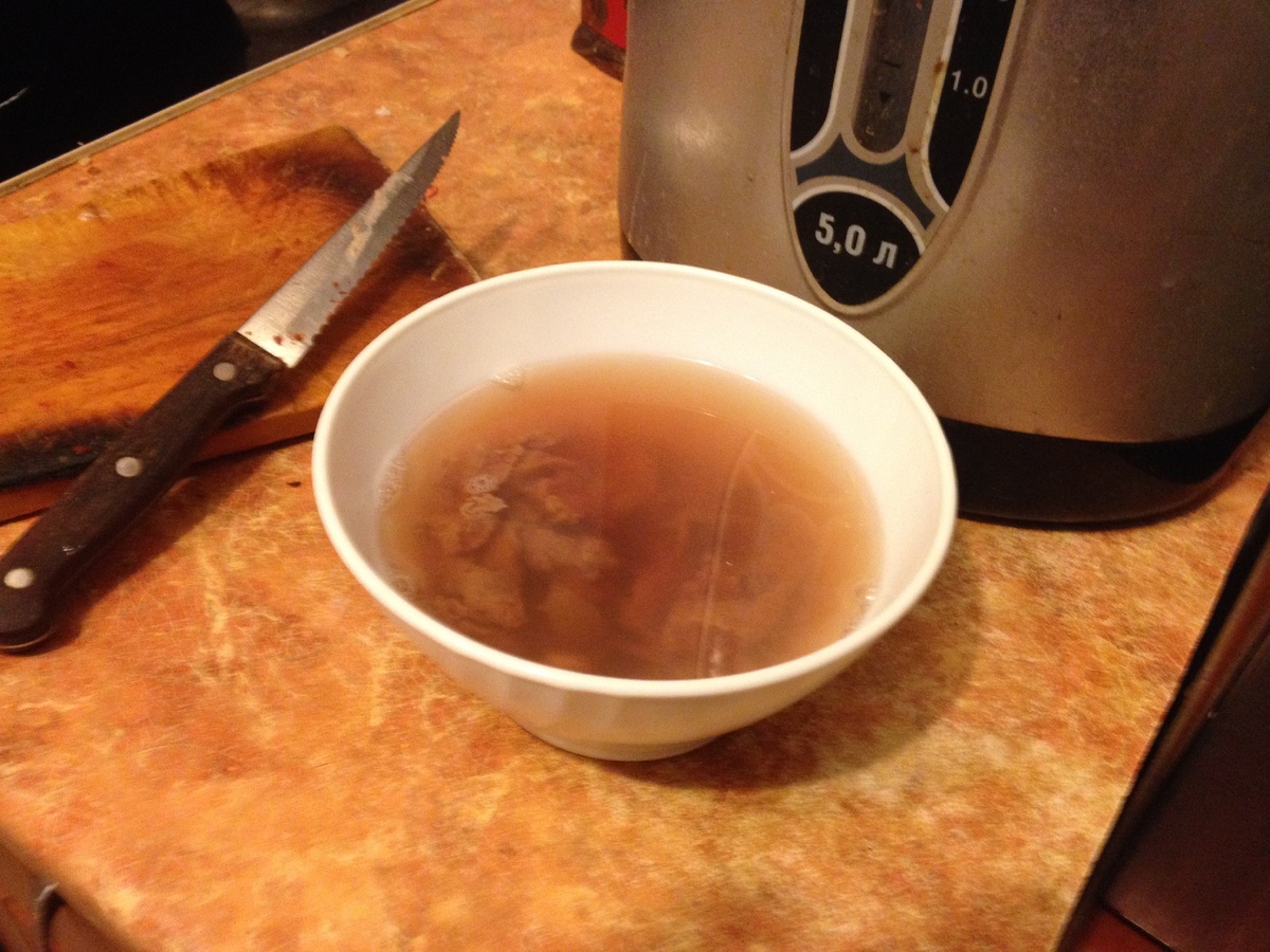 заливаем кипятком