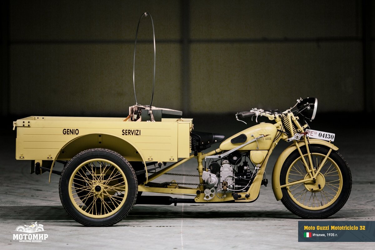 Moto Guzzi Mototriciclo 32 из коллекции "Мотомир Вячеслава Шеянова"