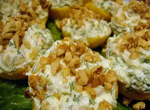 Фаршированные персики