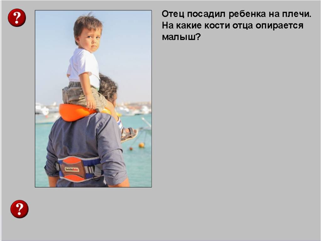 Знаки вопроса на слайде - это ссылки на сами вопросы. Открываю их в любой последовательности, могу снова закрыть, могу пропустить. Потому что это не PowerPoint
