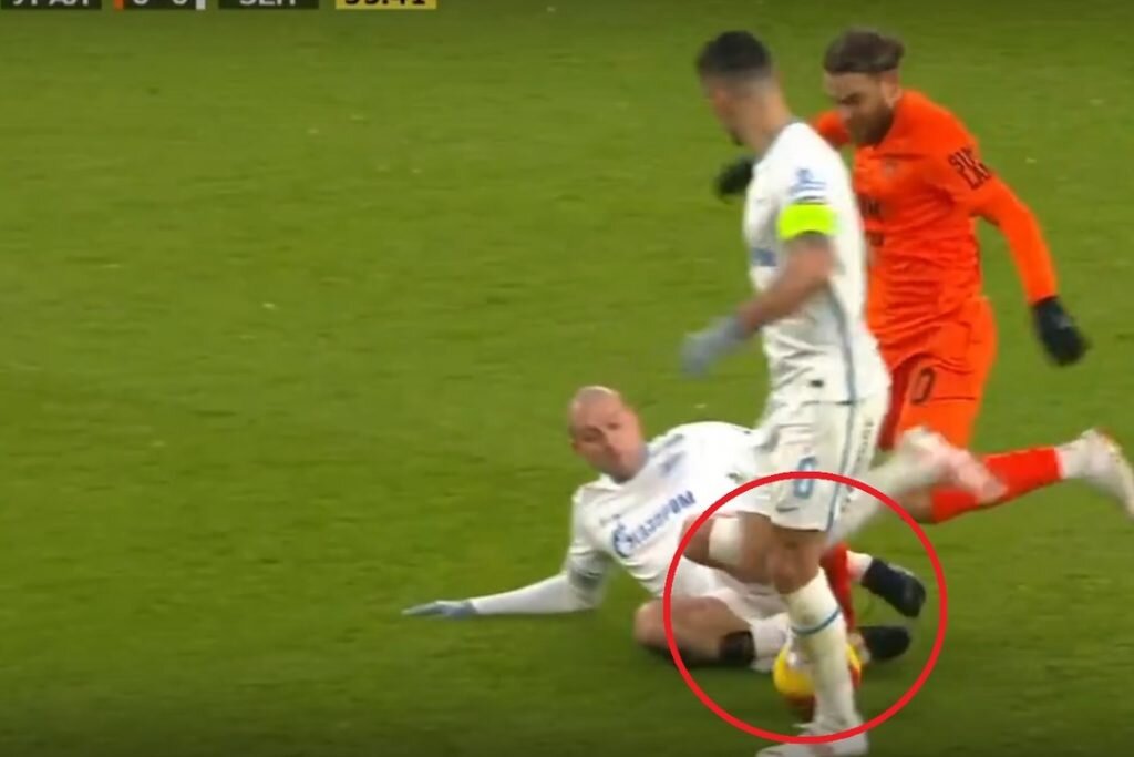 Скриншот с трансляции matchtv.ru