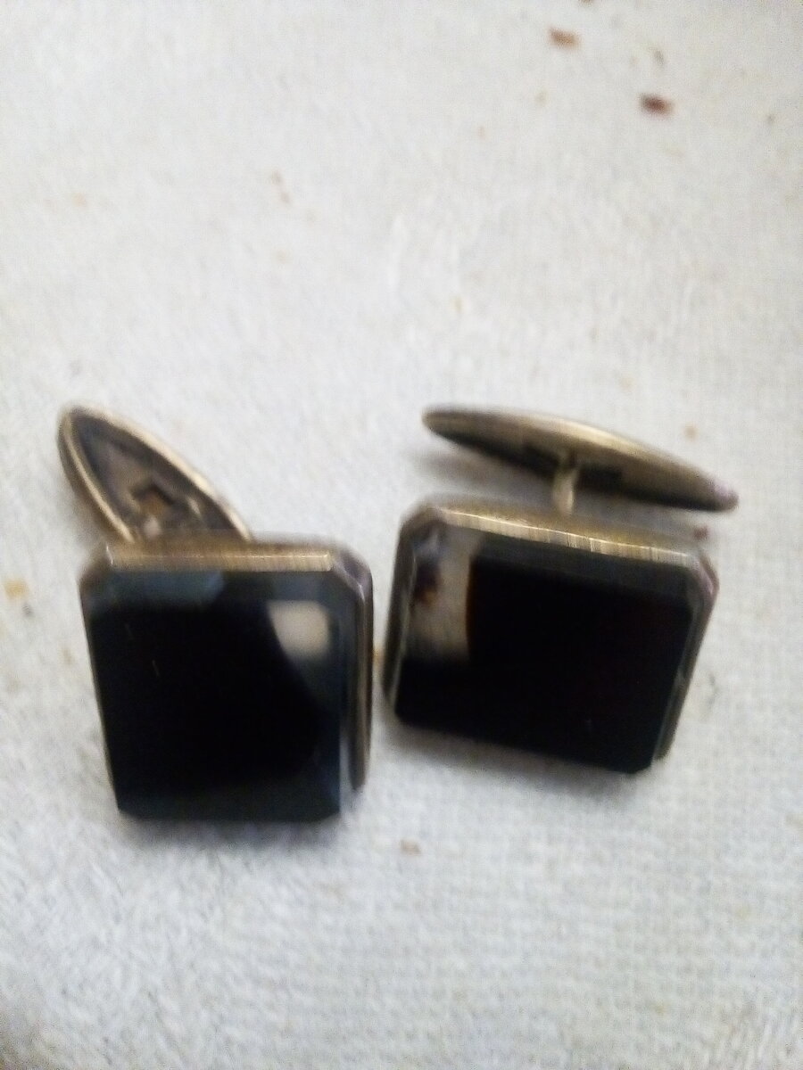 875 проба серебра,  50-е годы, классический и классный агат.